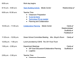 PD Green School Staff Awareness